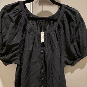 Puff sleeve a line top Madewell